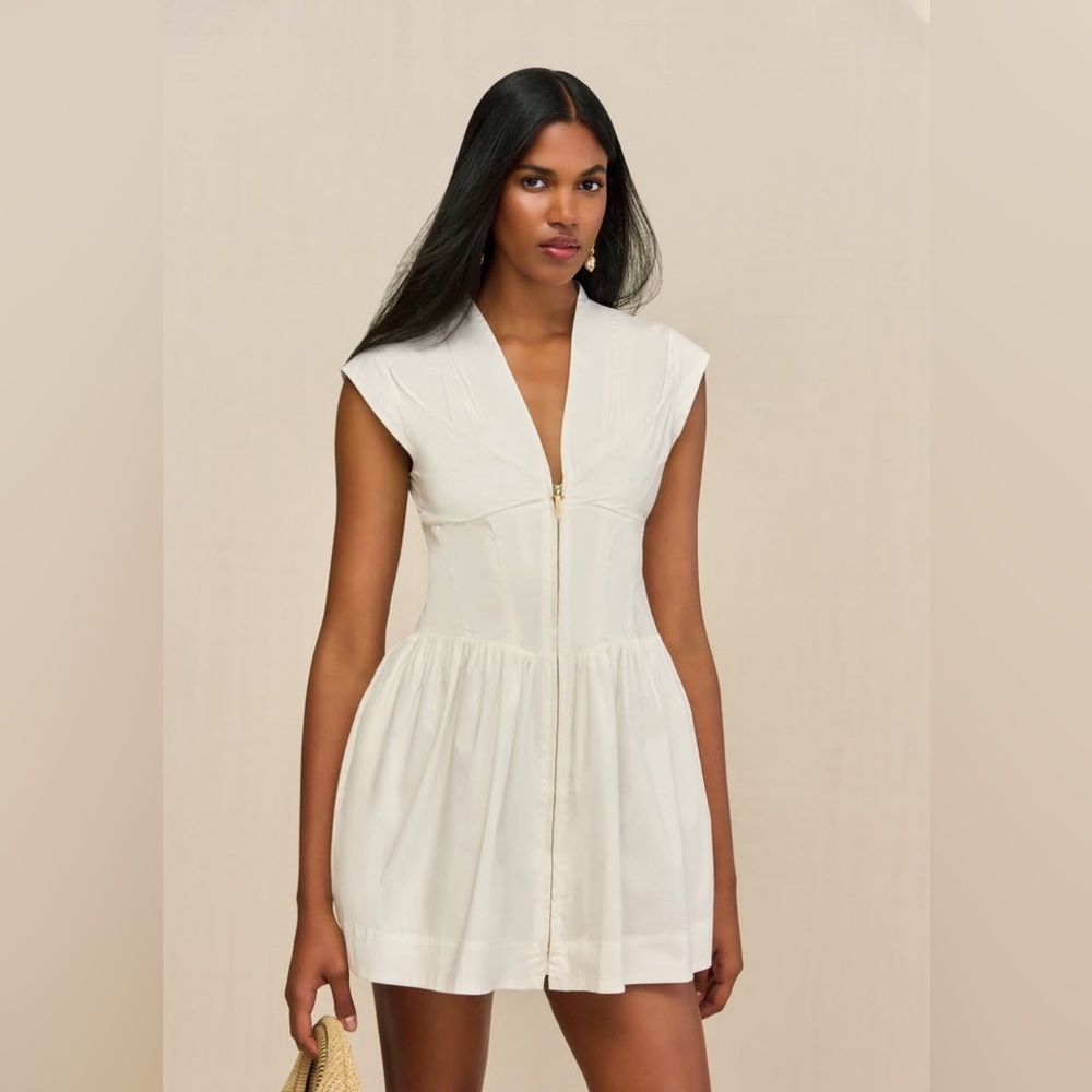Cult Gaia White Rocca Dress